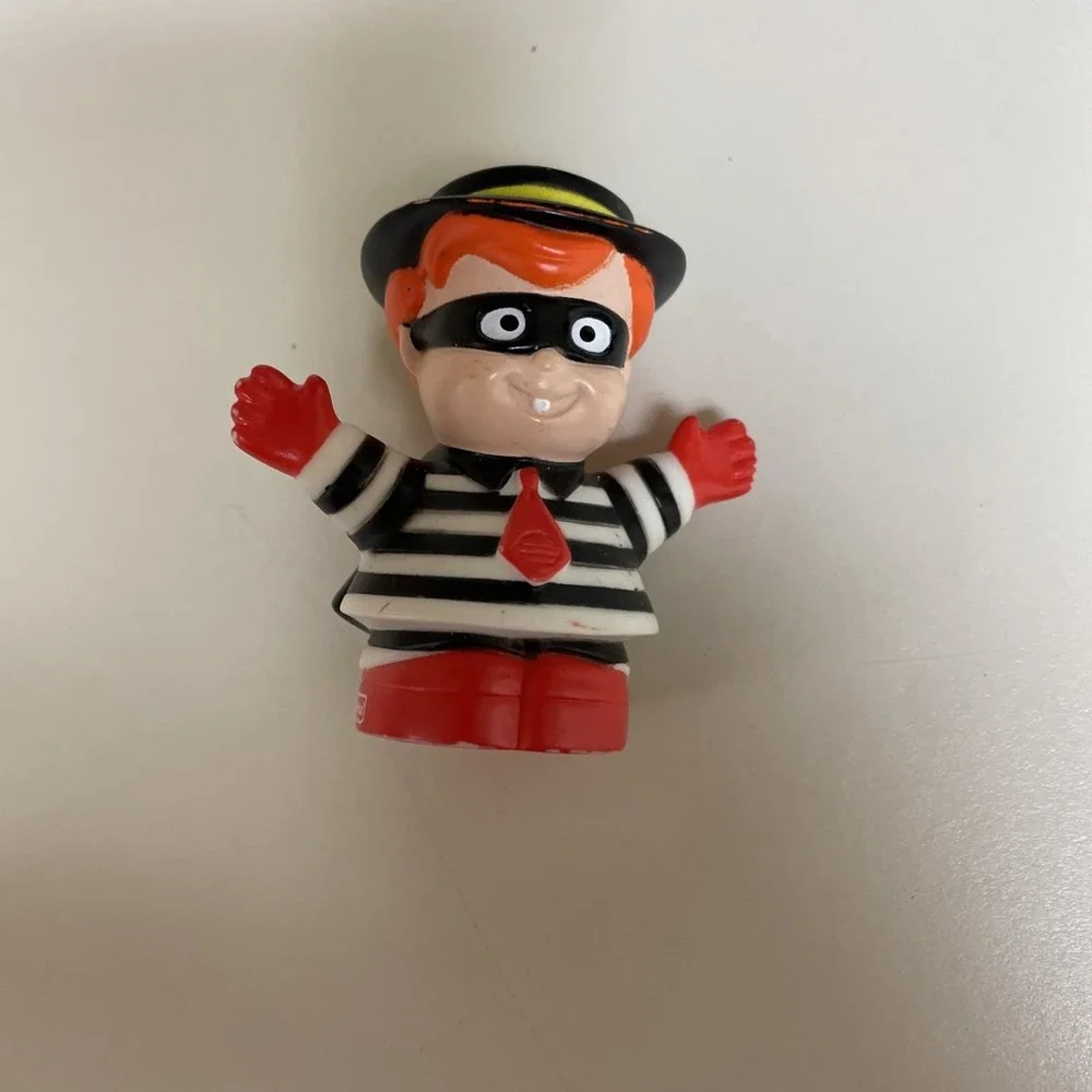 Fisher Price Little People McDonalds Only Happy Meal Toy Hamburglar Ham Burglar